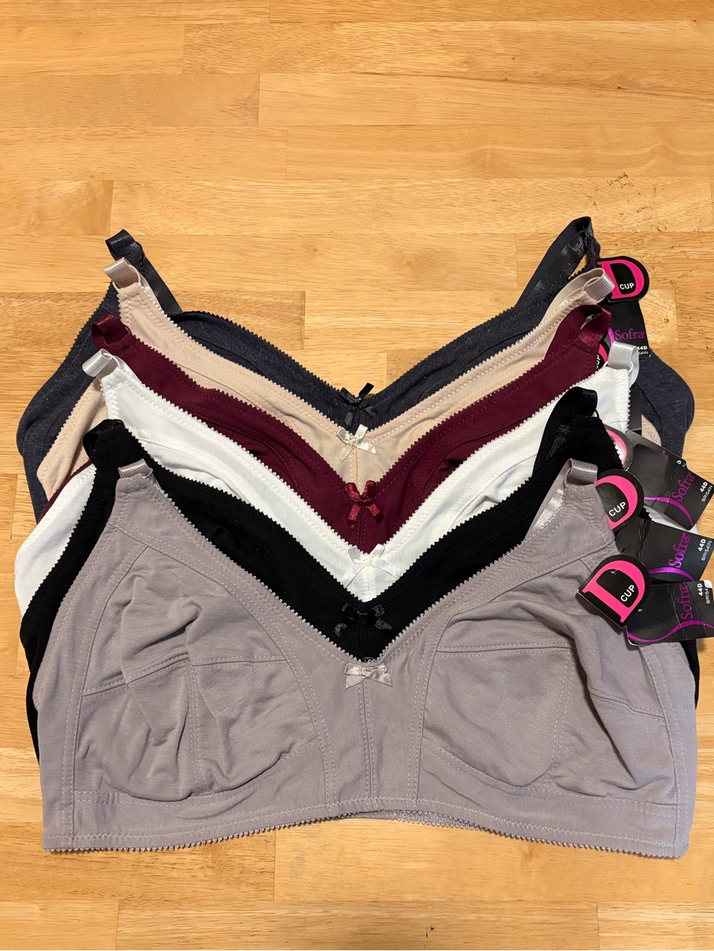 Soft Everyday Comfort Wireless Bras - Multi Color Set